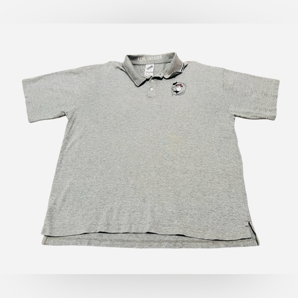 Vintage Warner Bro Studio Store Tasmania Devil Golfing Embroidered Polo Shirt XL - Picture 3 of 5